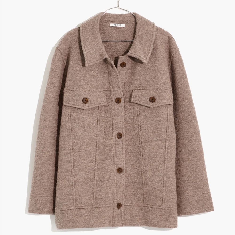 Madewell shirt jacket / 100% merino wool / Madewell coat / winter coat